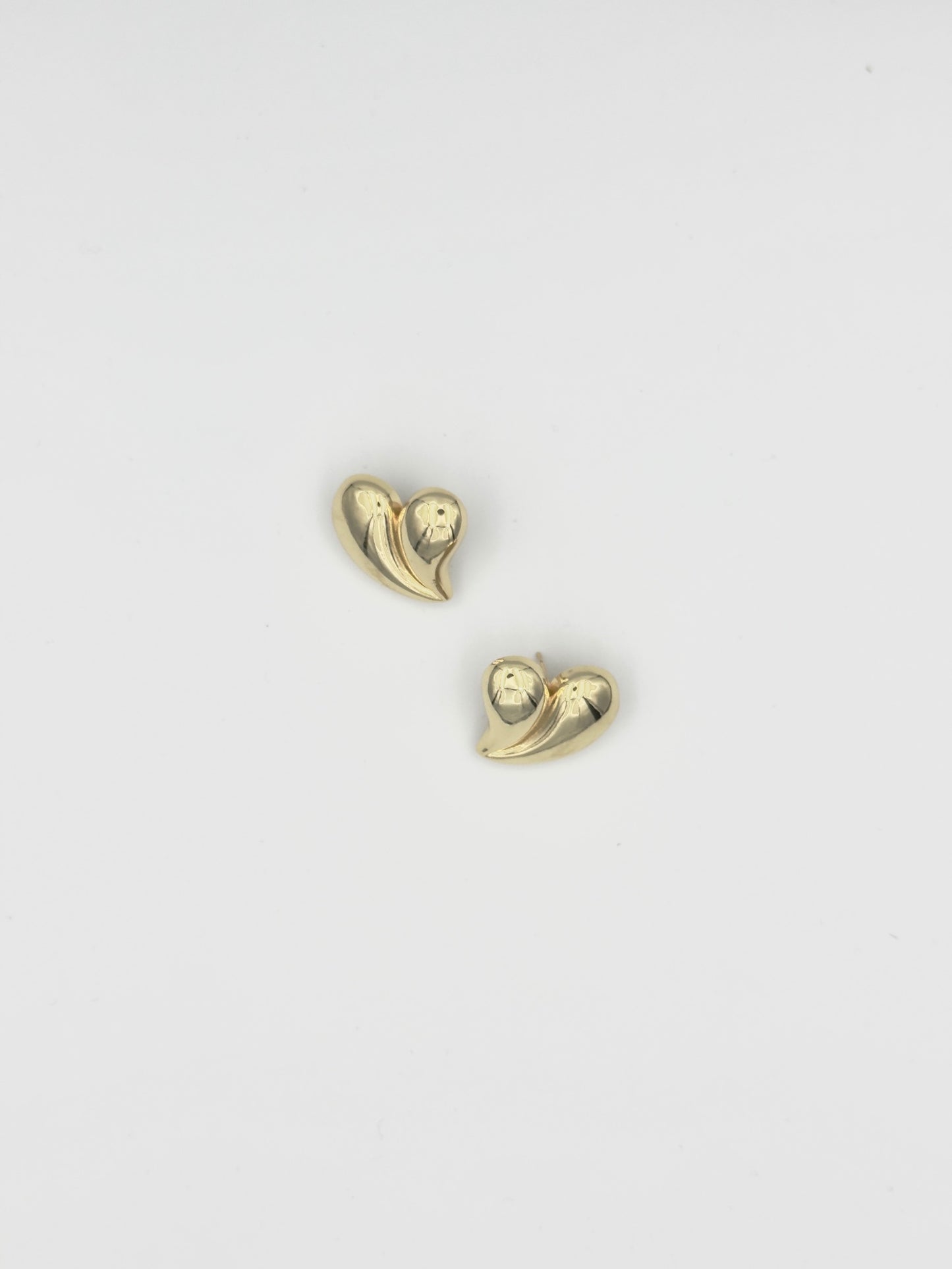 Silver Textured Oval Earrings – Organic Pebble Design