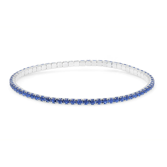 Single Color Elastic Tennis Bracelet