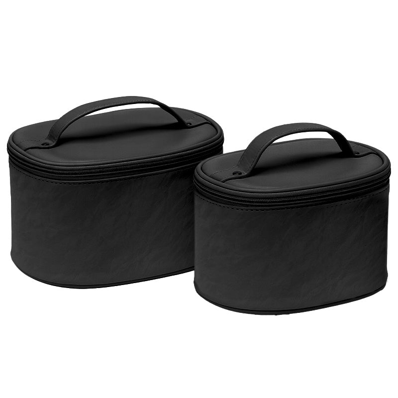 Set of 2 Elegant Oval Makeup Bags