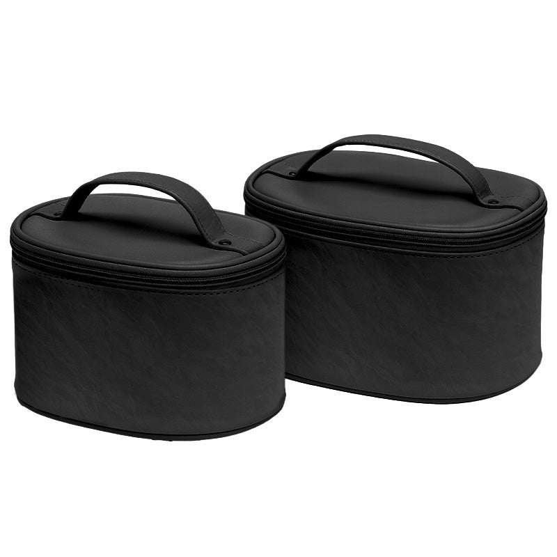 Set of 2 Elegant Oval Makeup Bags