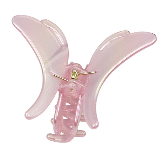 Iridescent Butterfly Hair Claw – Shimmer Finish