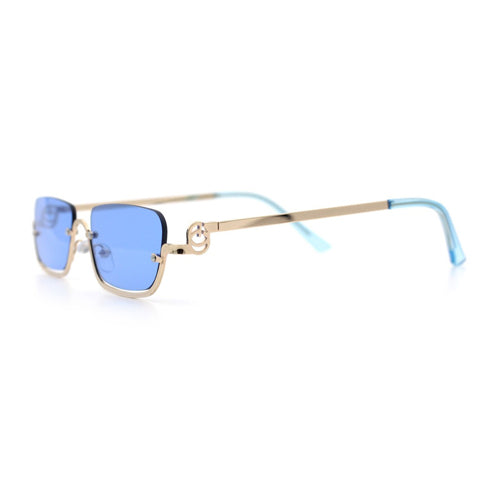 Metal Frame Rectangle Sunglasses