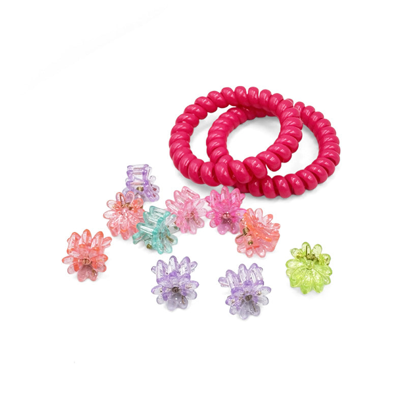 Mini Hair Claws with Spiral Hair Ties