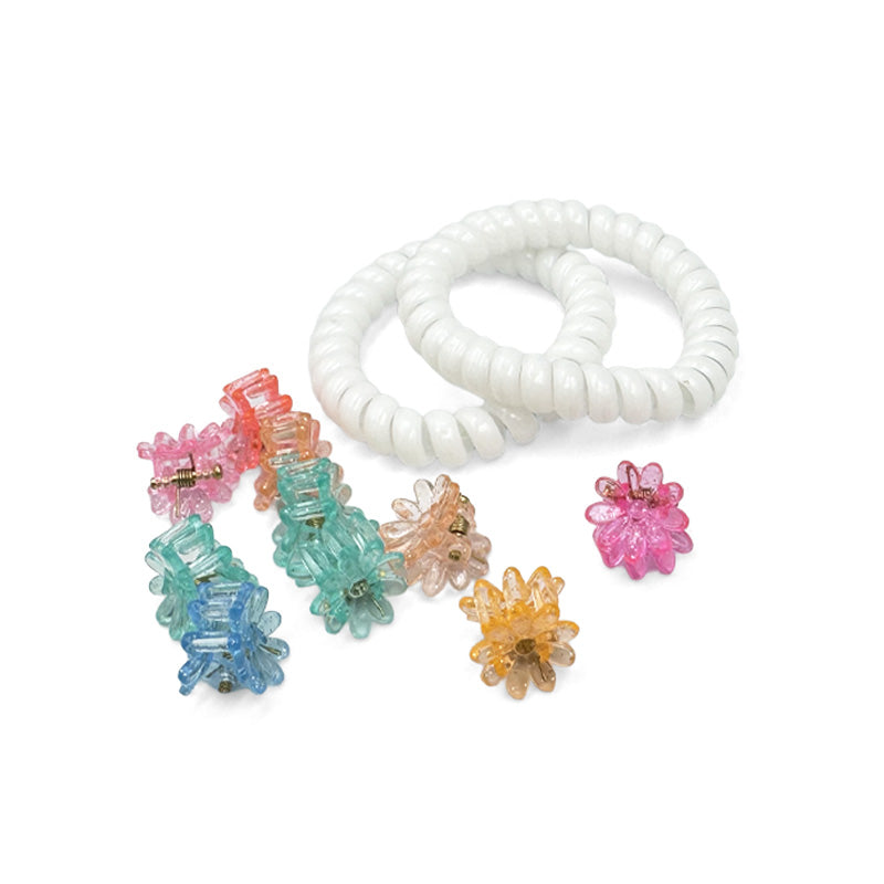 Mini Hair Claws with Spiral Hair Ties