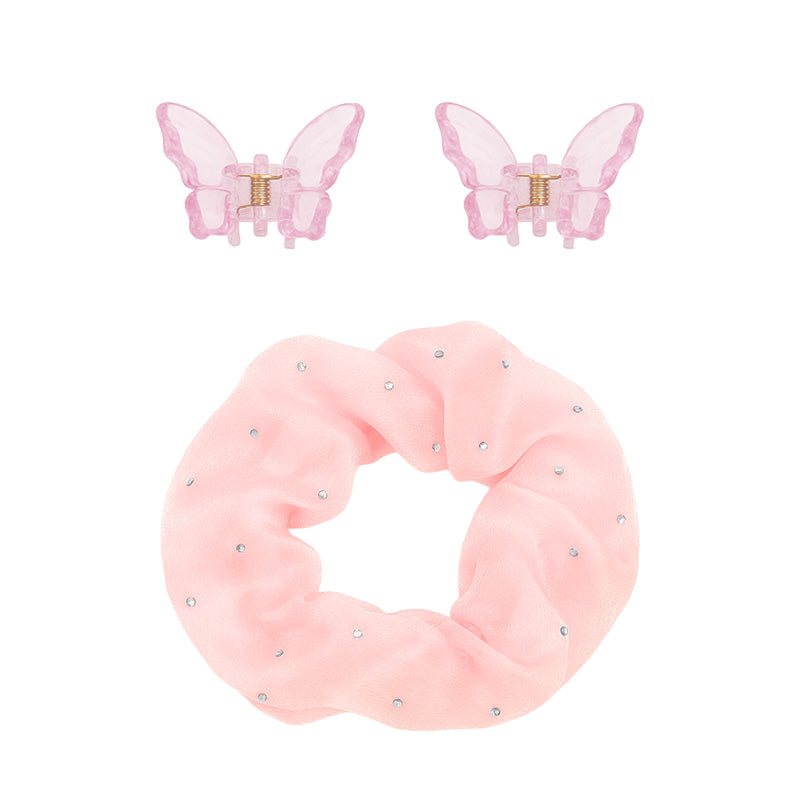 Set of 2 Mini Hair Claws & a Scrunchie