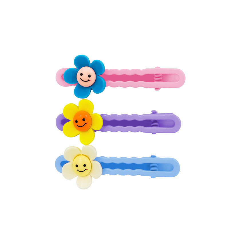 Set of 3 Flower Hair Clips