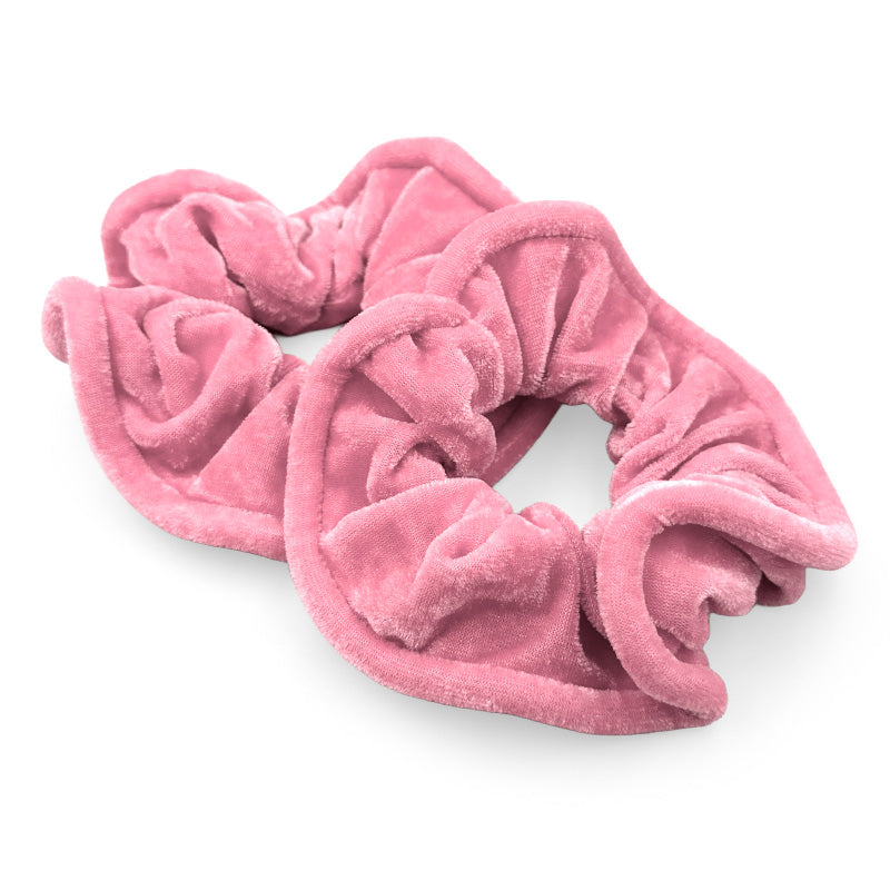 Velvet Hair Scrunchies – Elegant Soft Collection (Pair)