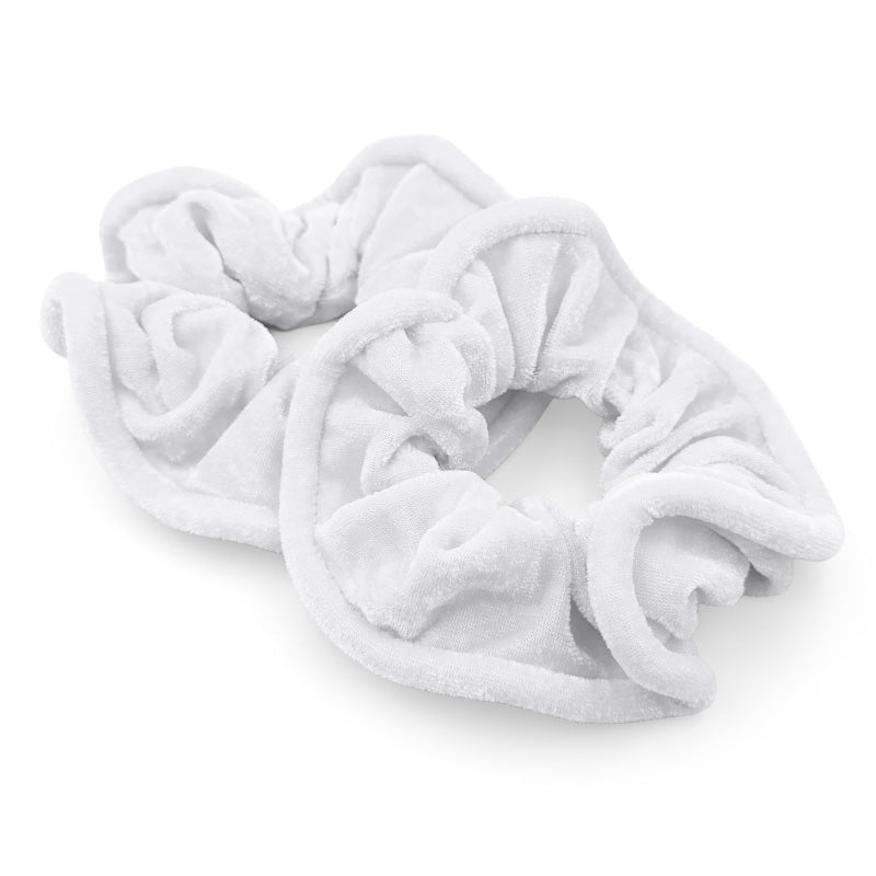 Velvet Hair Scrunchies – Elegant Soft Collection (Pair)