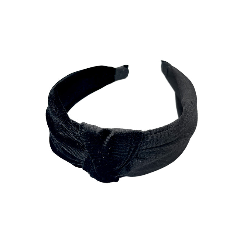 Velvet Knot Headband – Elegant Neutrals