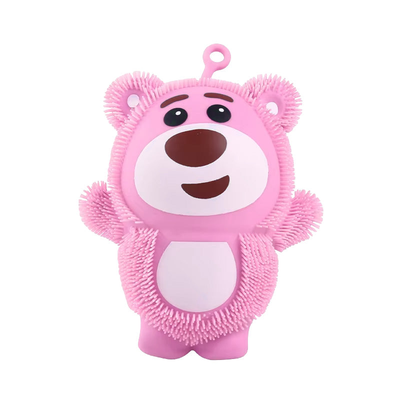 Large Bear Shaped Light-Up Puffer Toy