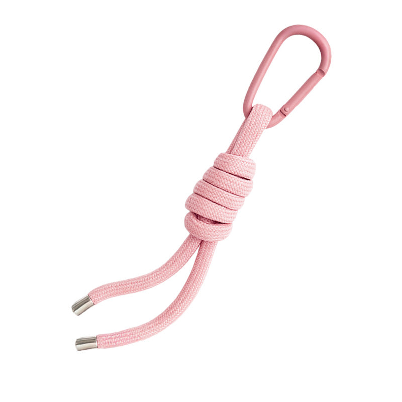 Durable Rope Knot Keychain with Carabiner