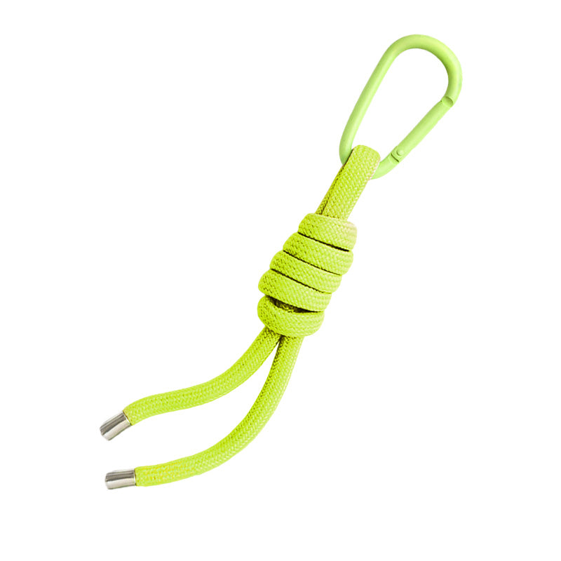 Durable Rope Knot Keychain with Carabiner