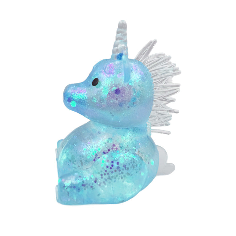 Glitter Unicorn Squishy Toy