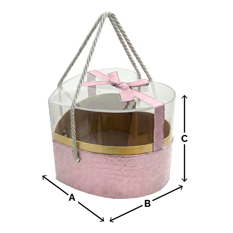 heart pink gift box for valentines day gifting