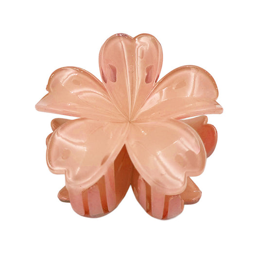 Heart Petal Flower Hair Claw