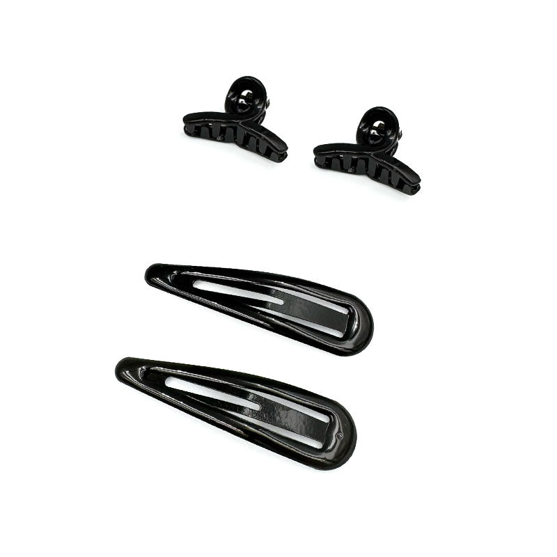 Teardrop Snap Tic Tac Clips with Loop Hair Claws