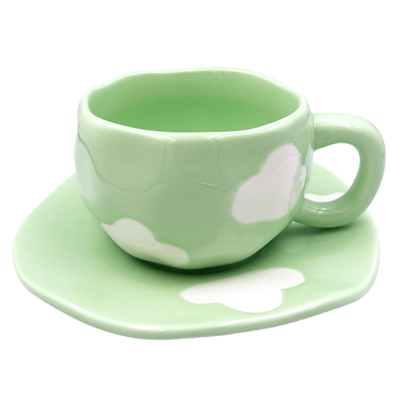 Cloud Saucer Ceramic Mug