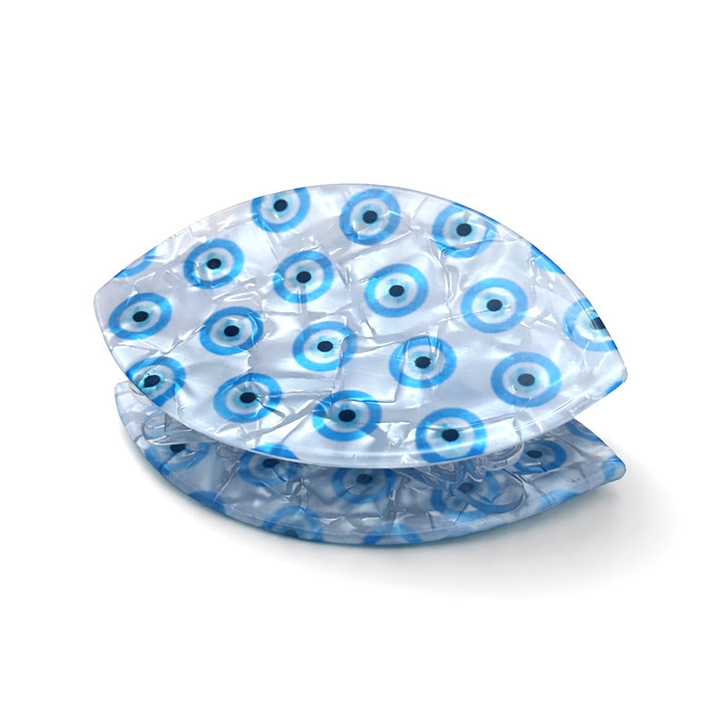 Medium Evil Eye Pattern Hair Claw