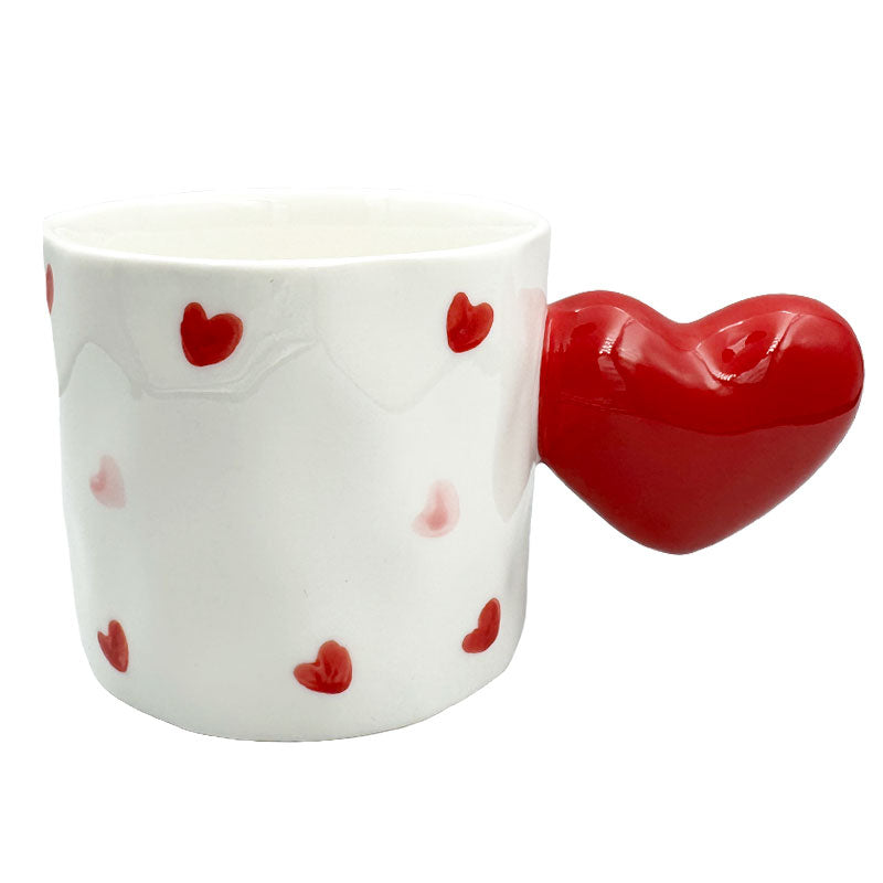Heart Handle Valentine Mug