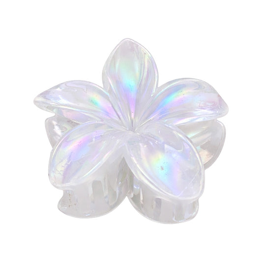 Holographic Flower Hair Claw