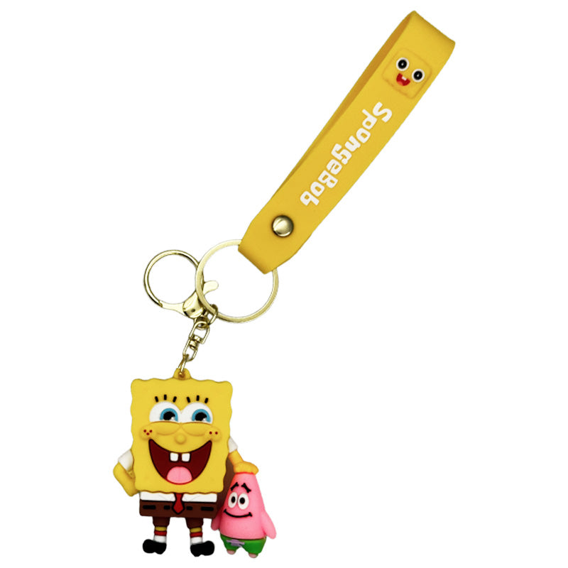 SpongeBob & Patrick Cartoon Keychain