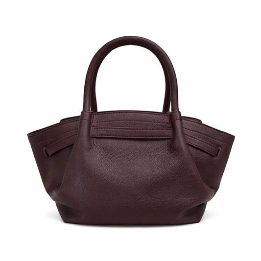 Structured Burgundy Handbag