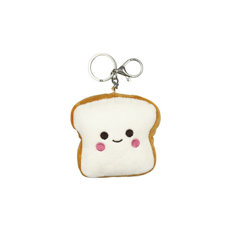 Toast Plush Keychain