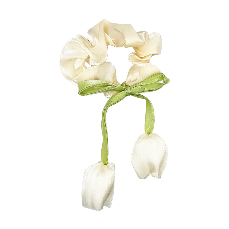 Tulip Detail Scrunchie
