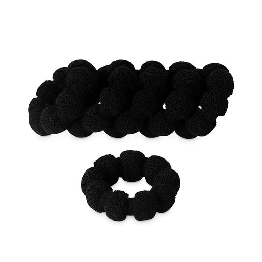 Bubble Hair Ties Set – Black