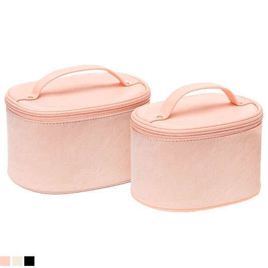 Set of 2 Elegant Oval Makeup Bags