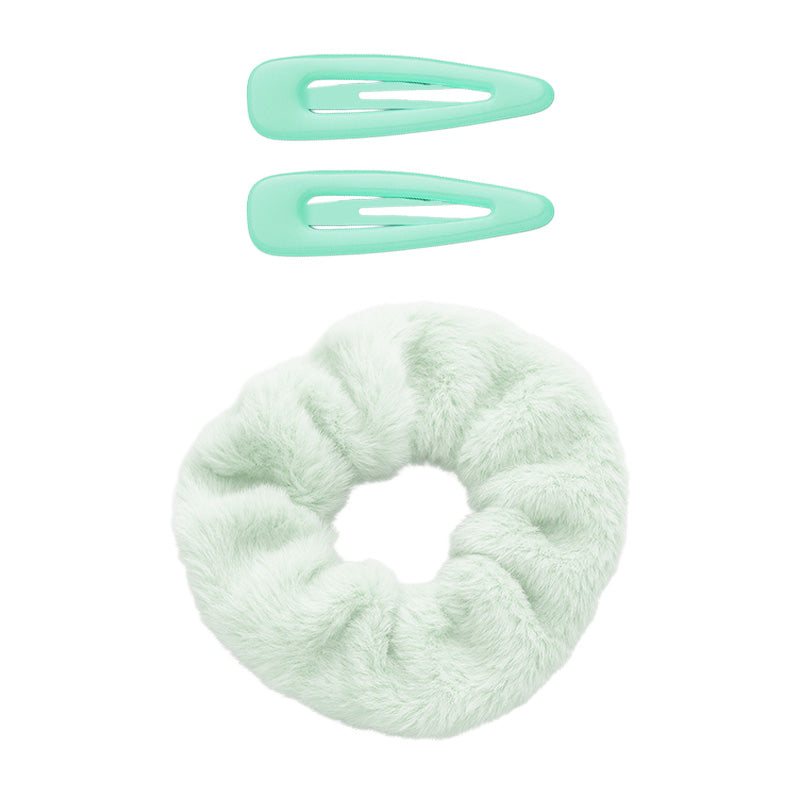 Hair Scrunchie with Snap Tic Tac Clips