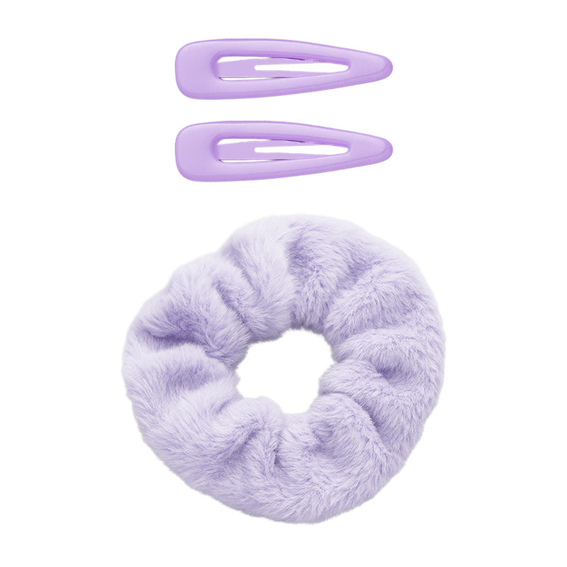 Hair Scrunchie with Snap Tic Tac Clips