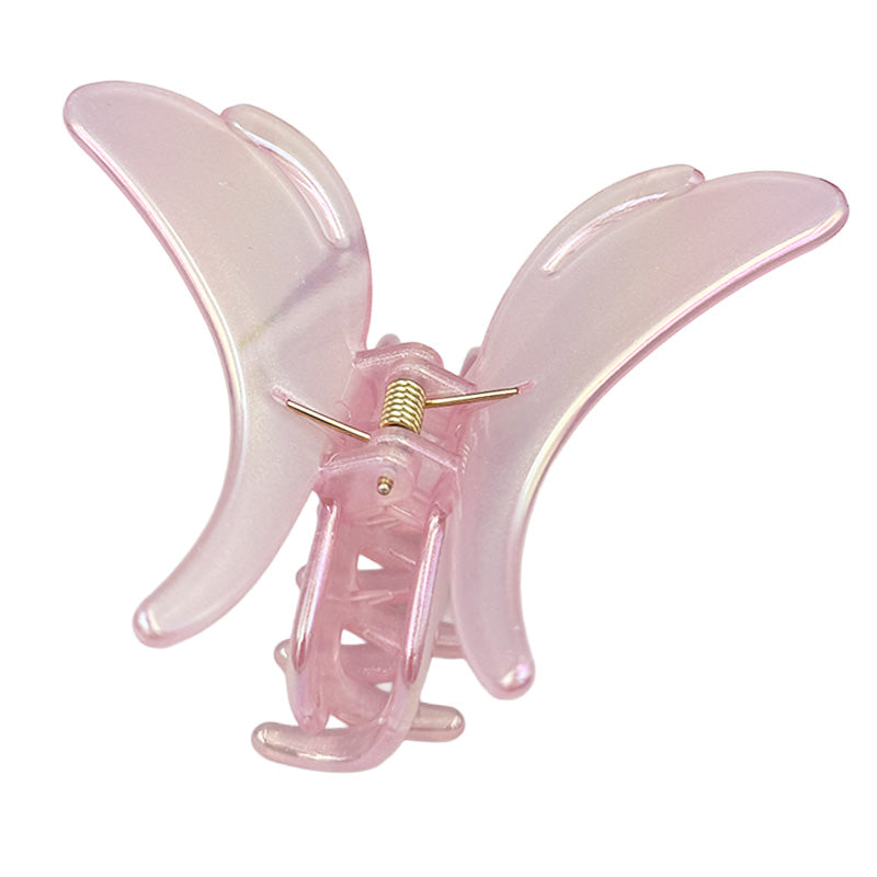 Iridescent Butterfly Hair Claw – Shimmer Finish