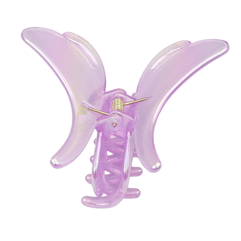 Iridescent Butterfly Hair Claw – Shimmer Finish