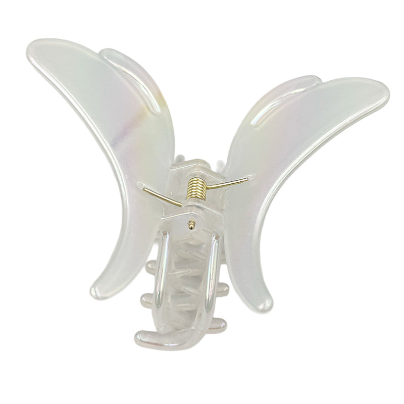 Iridescent Butterfly Hair Claw – Shimmer Finish