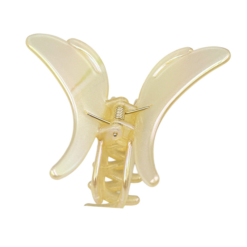 Iridescent Butterfly Hair Claw – Shimmer Finish