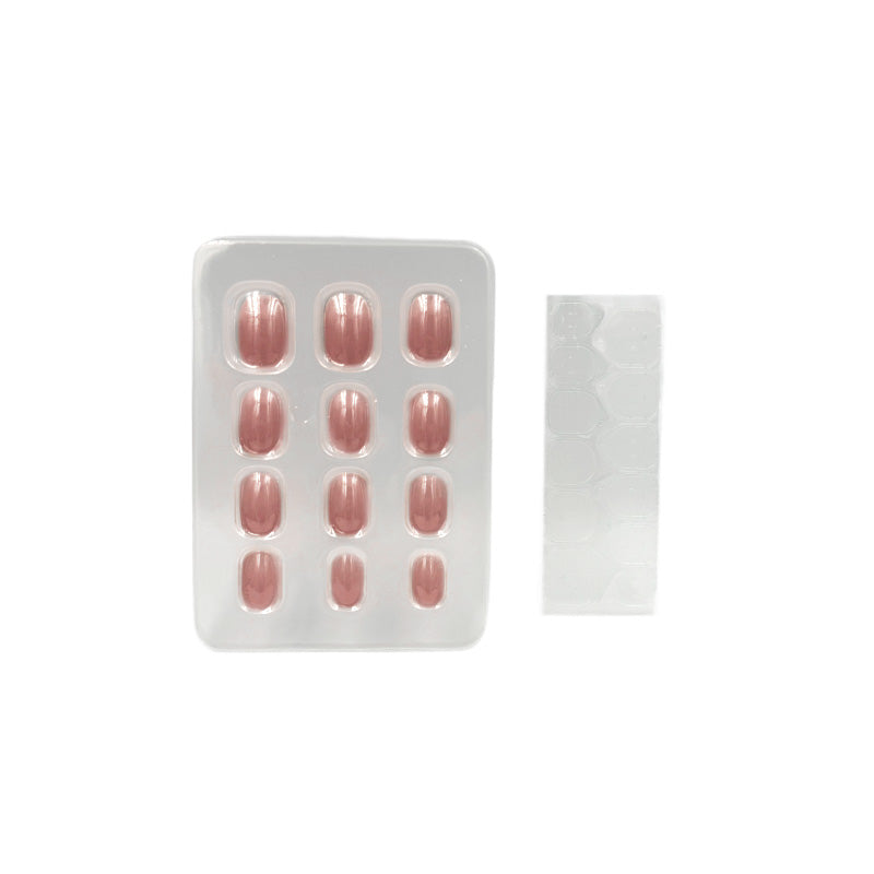 Solid Color Kids Press-On Nails Set