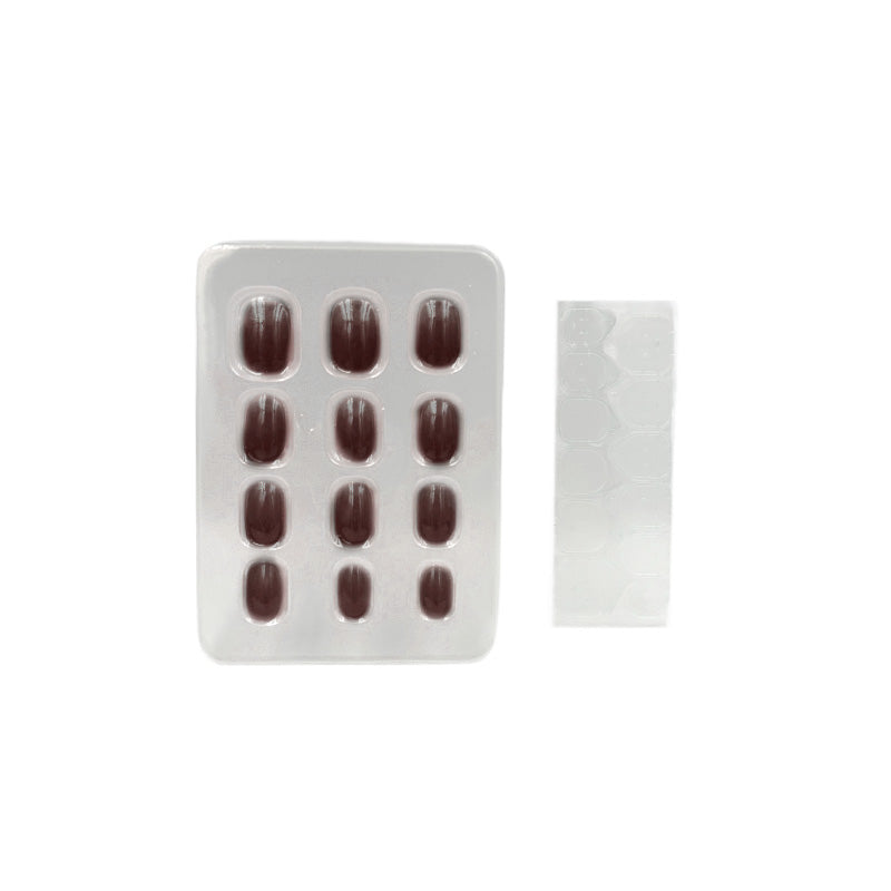 Solid Color Kids Press-On Nails Set