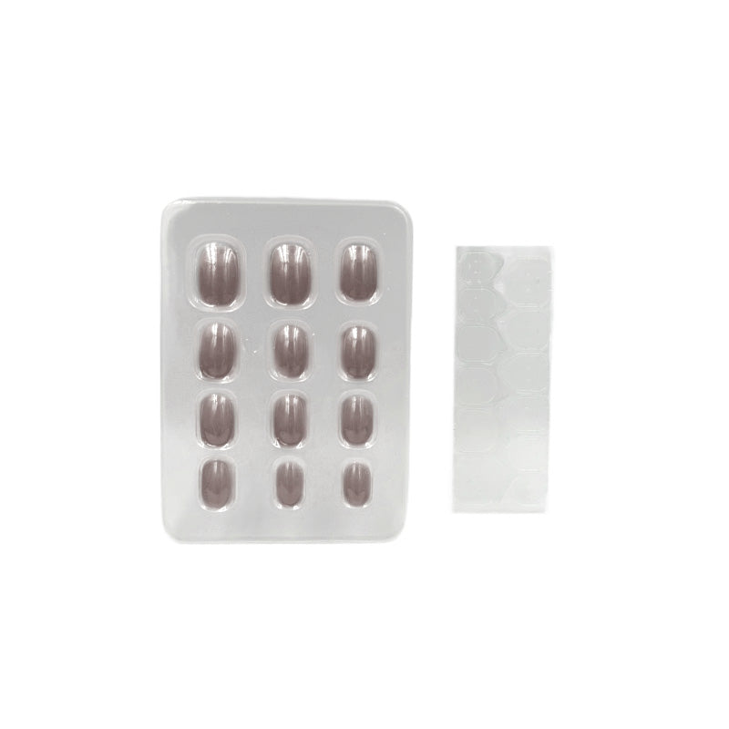 Solid Color Kids Press-On Nails Set