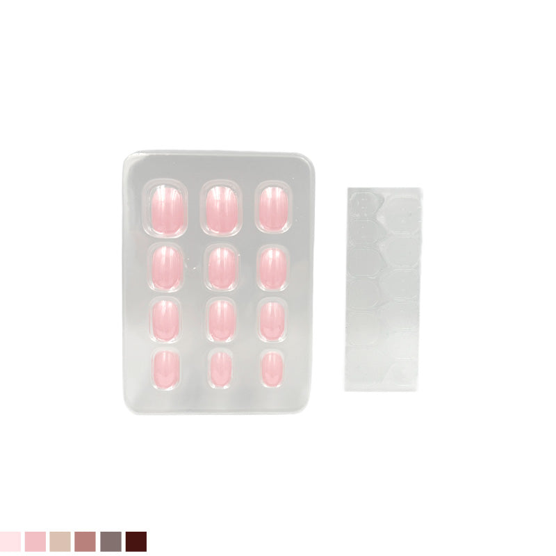 Solid Color Kids Press-On Nails Set