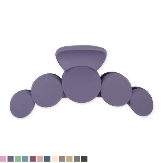 Large Matte Circles Hair Claw - Colorful