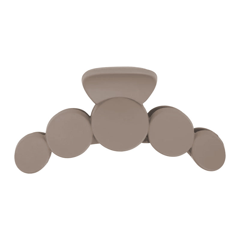 Large Matte Circles Hair Claw - Colorful