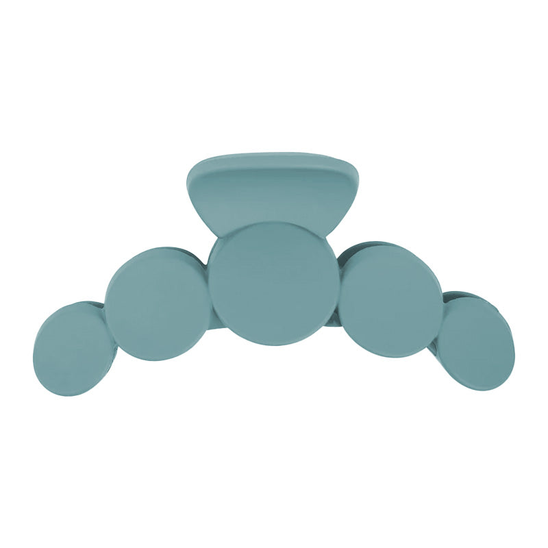 Large Matte Circles Hair Claw - Colorful