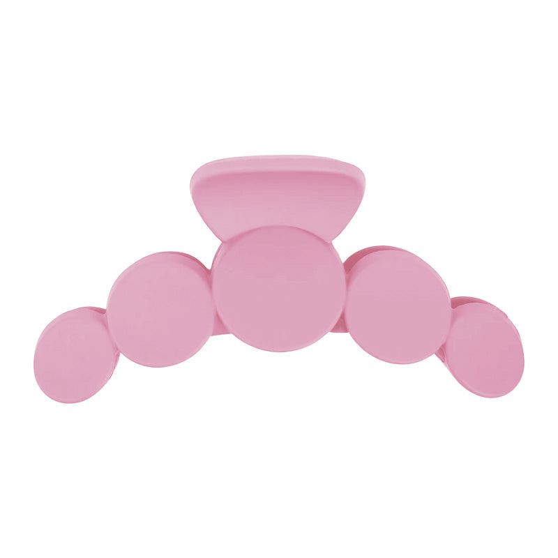 Large Matte Circles Hair Claw - Colorful