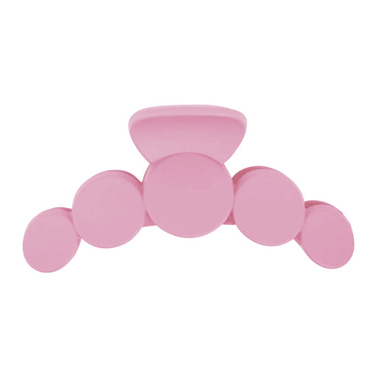 Large Matte Circles Hair Claw - Colorful
