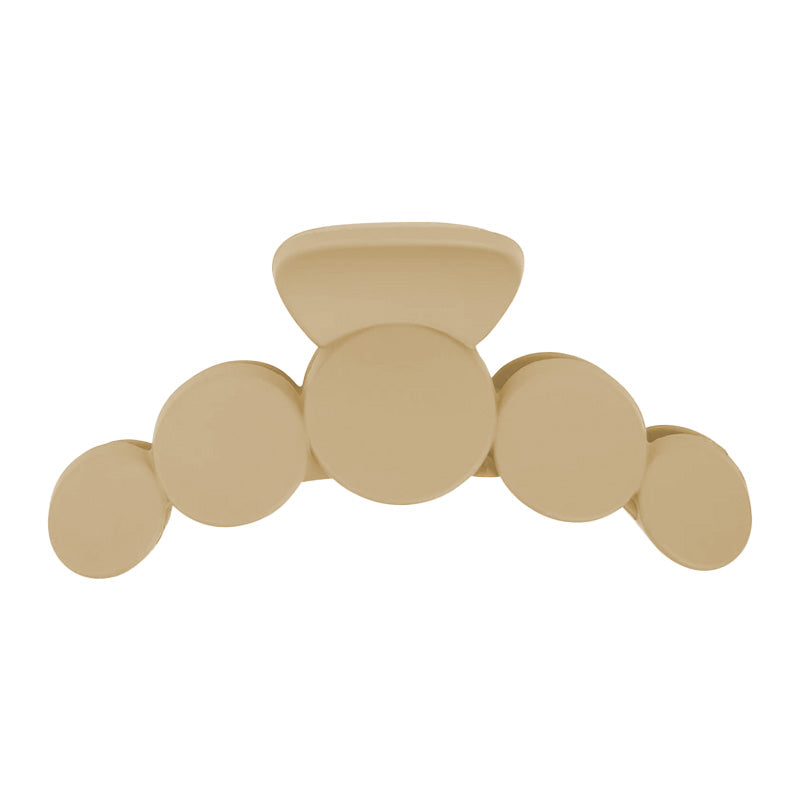 Large Matte Circles Hair Claw - Colorful