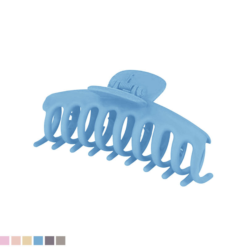 Large Matte Curve Hair Claw - Pastel Colors