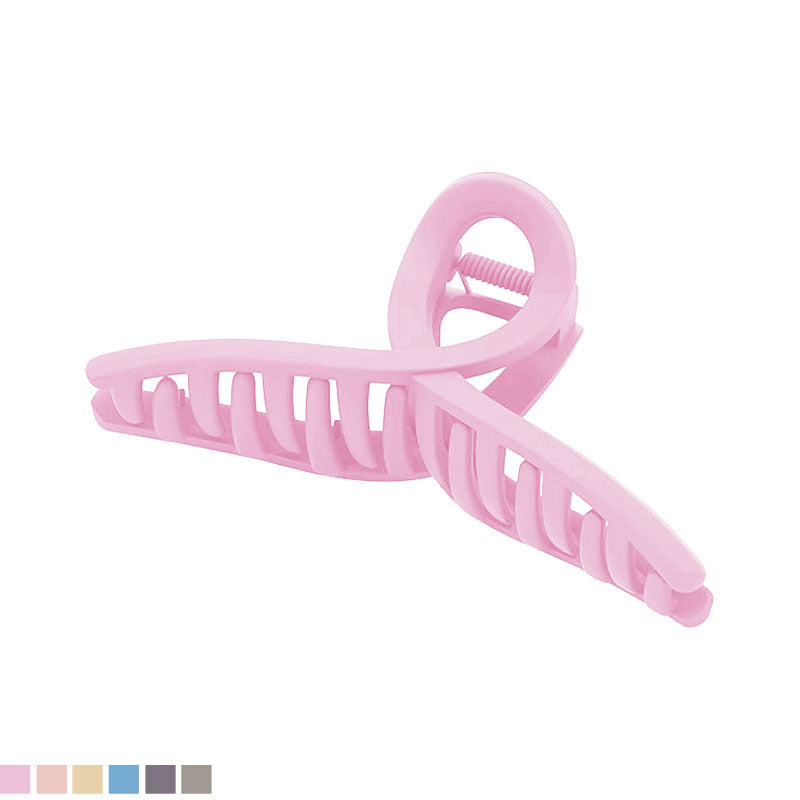 Large Matte Loop Hair Claw – Pastel Colors