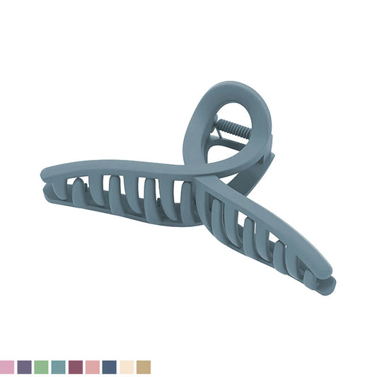 Large Matte Loop Hair Claw - Colorful