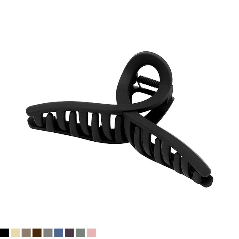 Large Matte Loop Hair Claw – Fall Colors